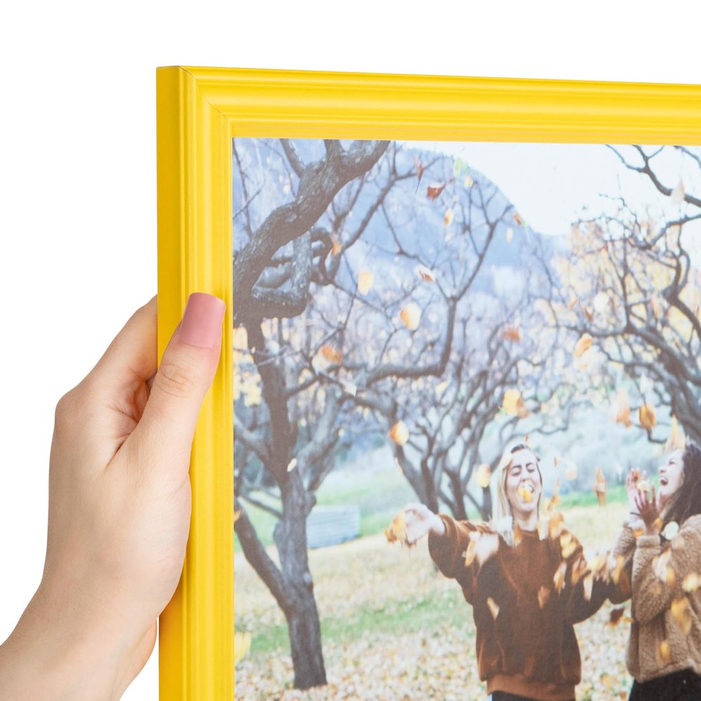 ArtToFrames 15x26 inch Yellow Stain on Hard Maple Wood Picture Frame, 2WOM0066-60823-YYLW-15x26