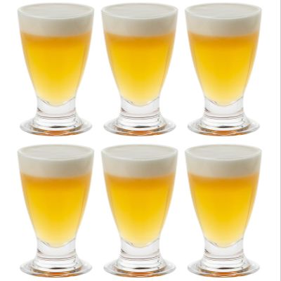  35101HS Toyo Sasaki Glass Beer Glass From 9.5 fl oz (270 ml), Set of 6, Enjoy the Rich Scent of Beer, Stylish, Beer Glass, Pint Glass, Glass, Made in Japan, Break-Resistant, Dishwasher Safe