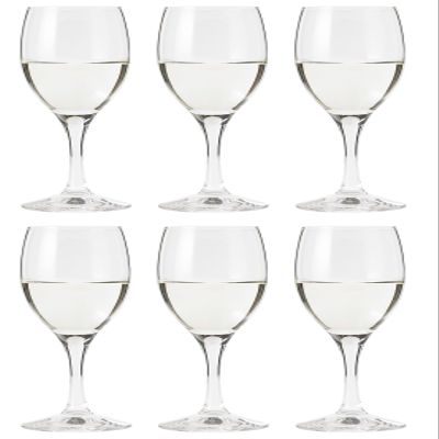 30G36HS Toyo Sasaki Glass Wine Glass, Legato "Legs, Lines, Beauty, People" Wine, 6.1 fl oz (170 ml), 6 Pieces, Physical Mouth Strengthening Glass, Red and White, Break-Resistant, Made in Japan,