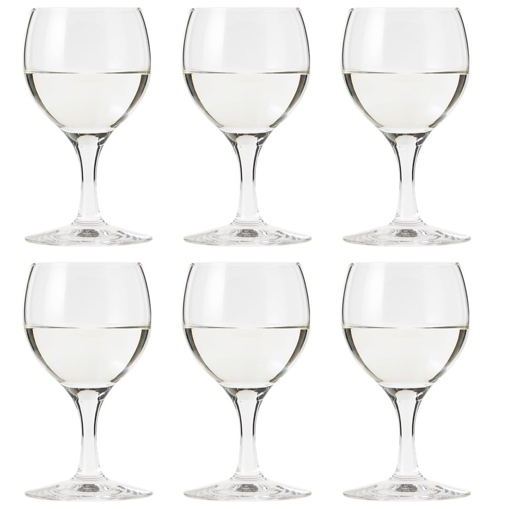 30G36HS Toyo Sasaki Glass Wine Glass, Legato "Legs, Lines, Beauty, People" Wine, 6.1 fl oz (170 ml), 6 Pieces, Physical Mouth Strengthening Glass, Red and White, Break-Resistant, Made in Japan,