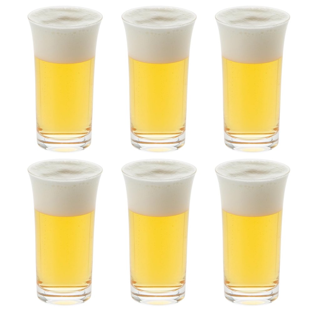  14005 Hitokuchi Beer 4.1 fl oz (130 ml) x 6 Set