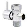 LUXE Bidet 7/8" x 7/8" x 1/2" Shut-Off Valve T-Adapter for Bidets, Only Compatible with NEO Series Bidet Attachments (Original Lever, Chrome Finish) view 1