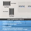 HVAC Premium 24" x 18" Return Air Grille - Sidewall and Ceiling - HVAC Vent Duct Cover Diffuser - [White] [Outer Dimensions: 25.75"w X 19.75"h] view 2