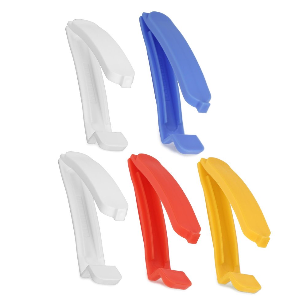 Fackelmann Set 5 Clips for Plastic Shoes White/Blue/Red Plastic