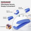 Fackelmann Set 5 Clips for Plastic Shoes White/Blue/Red Plastic view 2