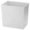  Merina M815 IW Trash Box, W 9.8 x D 6.5 x H 10.2 inches (25 x 16.5 x 26 cm), 8.9 L, White, Monochrome view 1
