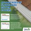 FlowGuard USA Made Professional DIY 6 Inch 50-Year Gutter Cover System - White - Aluminum Gutter Guards - 102 Feet - by FlexxPoint view 3