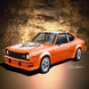 1974 AMC HORNET AMX - ORANGE - Car art print poster -size 20 X 30 view 1