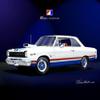 1969 SC RAMBLER B-SCHEME-Raised letters -Car art print poster - size 20 X 30 view 1