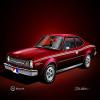1974 AMC HORNET VINYARD BURGUNDY - Car art print poster - size 20 X 30 view 1