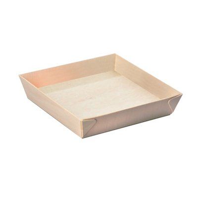 PacknWood 210BBA2416 Rectangular Palm Leaf Plate, Pack Of 100