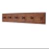 Solid Cherry Shaker Peg Racks (Mahogany, 35" x 3.5" with 6 pegs) view 1