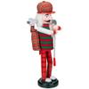 Northlight 14" Red and Green Plaid Wooden Golfer Christmas Nutcracker view 3