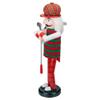 Northlight 14" Red and Green Plaid Wooden Golfer Christmas Nutcracker view 4