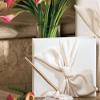 RaeBella Weddings Love Knot Bridal Ivory Guest Book Keepsake view 1