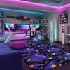 Joy Carpets Fluorescent Space Explorer 12' x 15' Area Rug view 1