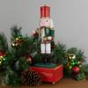 Nutcracker Factory Decorative Wooden Animated and Musical Christmas Nutcracker Cymbalist, 12" view 2