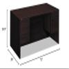 HON 10500 Series Double-Pedestal Desk, 72"W x 36"D, Mahogany view 2