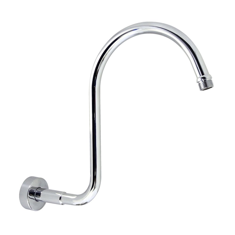 MODONA S Shower Arm with Flange Stainless Steel SS304 Polished Chrome - 5 Year Warrantee