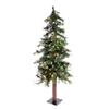Vickerman 4' Mixed Country Alpine Artificial Christmas Tree, Warm White Dura-Lit LED Lights - Faux Christmas Tree - Seasonal Indoor Home Decor view 1
