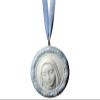 NAO Protective Mary (Blue Medallion). Porcelain Pendant. view 1