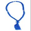 Iconsgr Handmade Blessed Christian Orthodox Greek Komboskoini Prayer Rope 100 Knots Pentant Blue MX view 1