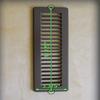 Toe Ductor Under Cabinet Heating and Cooling Brown Register Plate view 3