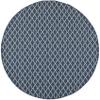 SAFAVIEH Washable Rug Outdoor Courtyard Collection - 7'10" Round, Navy & Beige, Non-Shedding & Easy Cleaning, Ideal for Patio, Backyard, Mudroom (CY6919-268) view 3