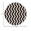 SAFAVIEH Washable Rug Outdoor Courtyard Collection - 7'10" Round, Black & Beige, Non-Shedding & Easy Cleaning, Ideal for Patio, Backyard, Mudroom (CY6245-256) view 2