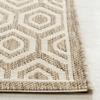 SAFAVIEH Washable Rug Outdoor Courtyard Collection - 7'10" Square, Blue & Beige, Non-Shedding & Easy Cleaning, Ideal for Patio, Backyard, Mudroom (CY6902-243) view 4