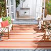 SAFAVIEH Washable Rug Outdoor Courtyard Collection - 7'10" Square, Terracotta & Beige, Non-Shedding & Easy Cleaning, Ideal for Patio, Backyard, Mudroom (CY6062-241) view 1