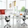 Steelcase Leap Office Chair, Black Frame and Buzz2 Sky Fabric view 4