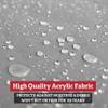 SugarHouse Outdoor Air Conditioner Cover - All-Weather, Waterproof Ultimate Canvas AC Protector, Made in The USA, 20-Year Warranty, Gray, 26 x 26 x 32 Inches view 4