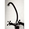 Kingston Brass KS214ORB Magellan Wall Mount Kitchen Faucet, 6-5/8-Inch, Oil Rubbed Bronze, Oil-Rubbed Bronze view 4
