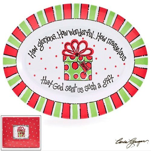 Christian Melamine Religious Christmas Tray
