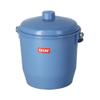 TATAY Bucket with Lid and Handle 17L | Compact and Functional Design | Ideal for Cleaning and Collecting Water | Indoor and Outdoor Use | BPA-Free Durable Plastic | 35x33x36 cm, Blue view 2