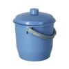 TATAY Bucket with Lid and Handle 17L | Compact and Functional Design | Ideal for Cleaning and Collecting Water | Indoor and Outdoor Use | BPA-Free Durable Plastic | 35x33x36 cm, Blue view 4
