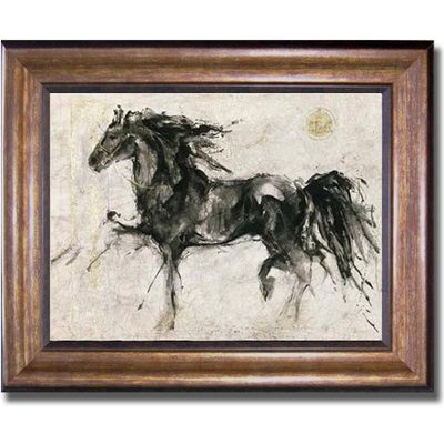 Artistic Home Gallery Lepa Zena by Marta Gottfried Premium Bronze-Gold Framed Canvas Art (Ready-to-Hang)