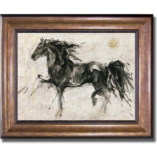 Artistic Home Gallery Lepa Zena by Marta Gottfried Premium Bronze-Gold Framed Canvas Art (Ready-to-Hang)