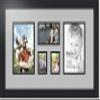 Art to Frames Double-Multimat-315-88/89-FRBW26079 Collage Photo Frame Double Mat with 1-3x5 and 2-2x3, 5x7 Openings and Satin Black Frame view 1