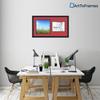 Art to Frames Double-Multimat-1061-762/89-FRBW26079 Collage Photo Frame Double Mat with 1 - 8.5x11, 12x12 Openings and Satin Black Frame view 2