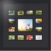 Art to Frames Double-Multimat-569-89/89-FRBW26079 Collage Photo Frame Double Mat with 1-4.75x6.75 and 12-2x3 Openings and Satin Black Frame view 1
