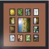 Art to Frames Double-Multimat-569-771/89-FRBW26079 Collage Photo Frame Double Mat with 1-4.75x6.75 and 12-2x3 Openings and Satin Black Frame view 3