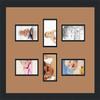 Art to Frames Double-Multimat-475-771/89-FRBW26079 Collage Photo Frame Double Mat with 6 - 3x5 Openings and Satin Black Frame view 3