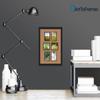Art to Frames Double-Multimat-476-771/89-FRBW26079 Collage Photo Frame Double Mat with 6 - 4x5 Openings and Satin Black Frame view 2