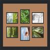 Art to Frames Double-Multimat-476-771/89-FRBW26079 Collage Photo Frame Double Mat with 6 - 4x5 Openings and Satin Black Frame view 3