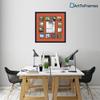 Art to Frames Double-Multimat-624-693/89-FRBW26079 Collage Photo Frame Double Mat with 1-8x10 and 12-4x4 Openings and Satin Black Frame view 2