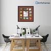 Art to Frames Double-Multimat-624-766/89-FRBW26079 Collage Photo Frame Double Mat with 1-8x10 and 12-4x4 Openings and Satin Black Frame view 2