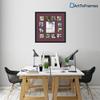 Art to Frames Double-Multimat-624-815/89-FRBW26079 Collage Photo Frame Double Mat with 1-8x10 and 12-4x4 Openings and Satin Black Frame view 2