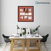 Art to Frames Double-Multimat-619-693/89-FRBW26079 Collage Photo Frame Double Mat with 1-5x20 and 6-6x6 Openings and Satin Black Frame view 2